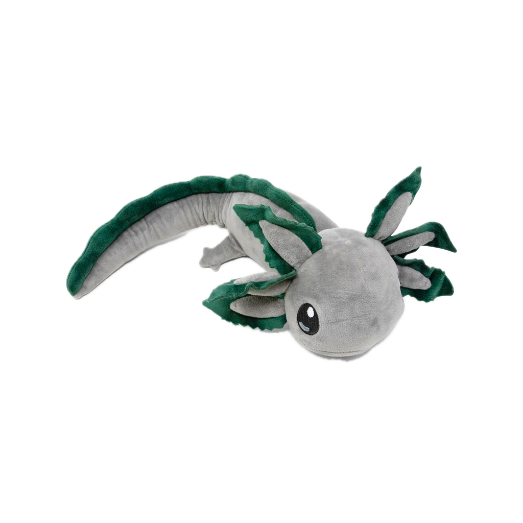 Gray Weighted Realistic Axolotl Plush - 2lbs (0.9kg)