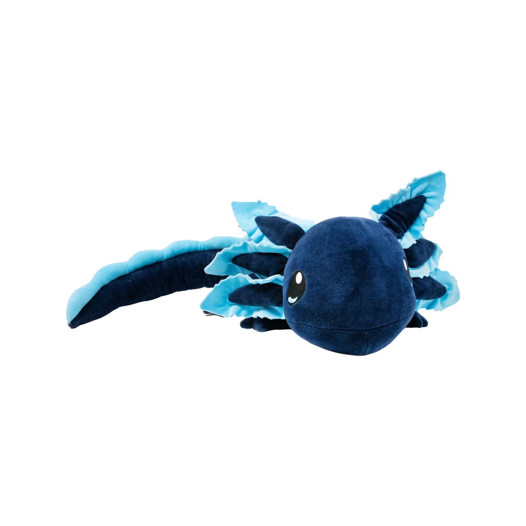 [PRE-ORDER] 4lb Weighted Realistic Axolotl Plush - Blue (1.8kg)