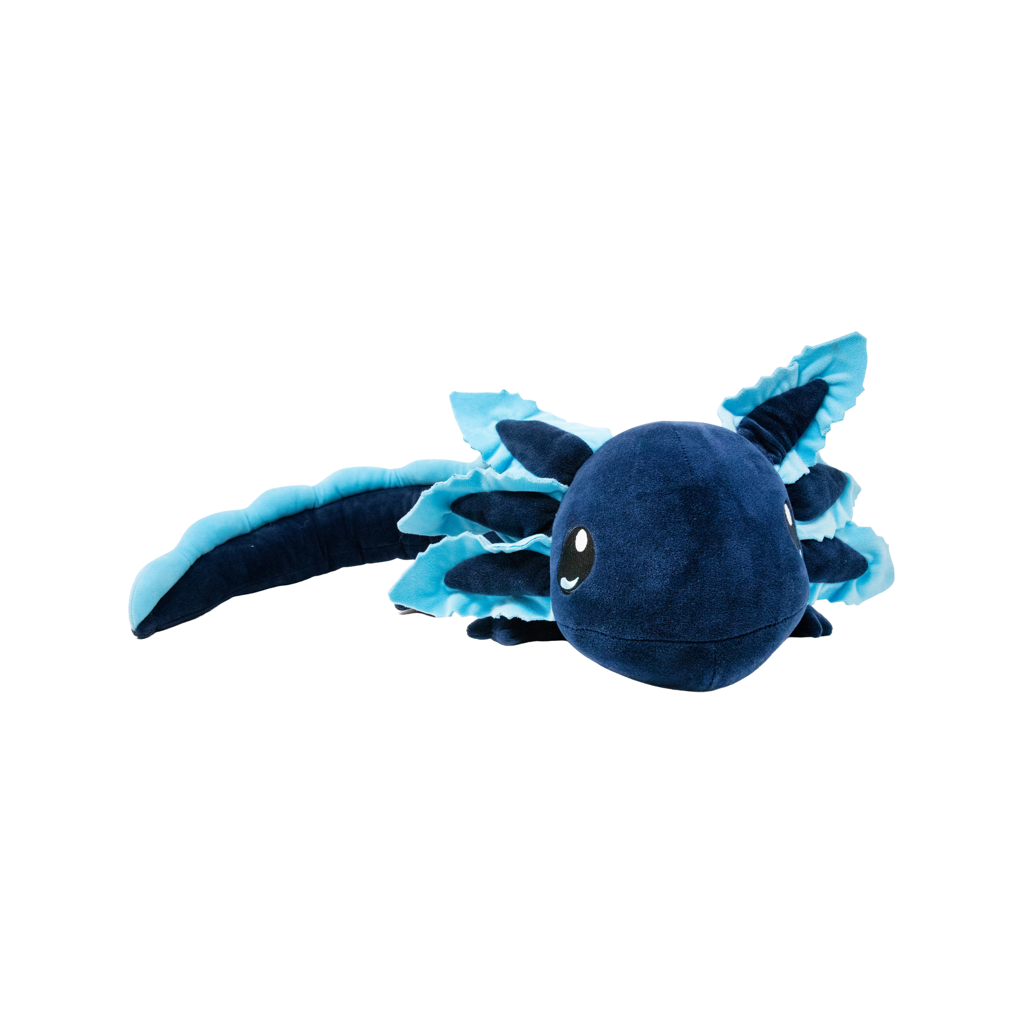 [PRE-ORDER] 4lb Weighted Realistic Axolotl Plush - Blue (1.8kg)