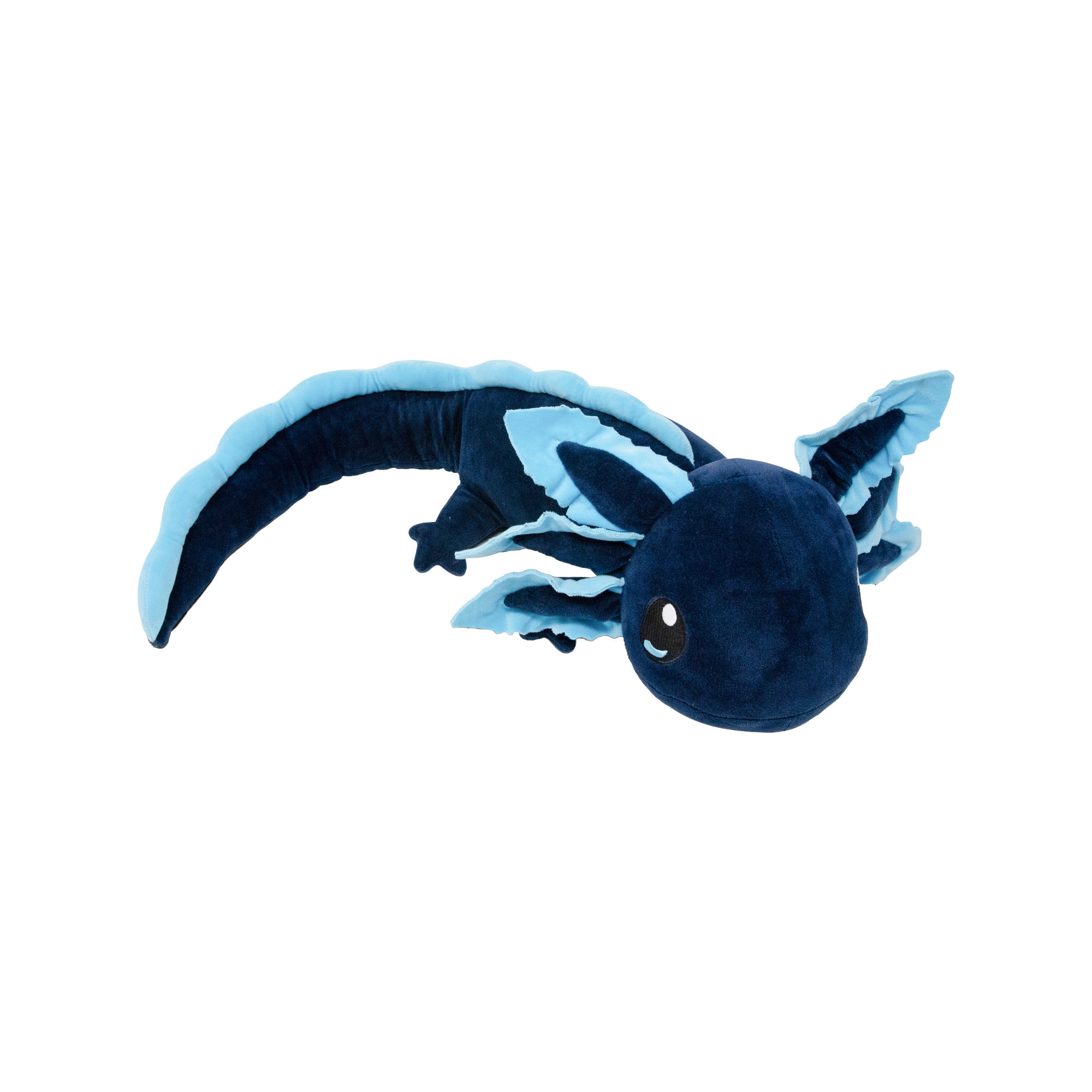 [PRE-ORDER] 4lb Weighted Realistic Axolotl Plush - Blue (1.8kg)