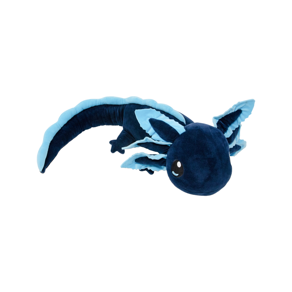 [PRE-ORDER] 4lb Weighted Realistic Axolotl Plush - Blue (1.8kg)