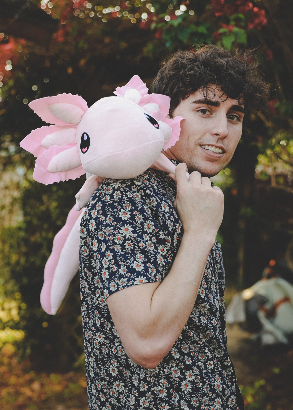 [PRE-ORDER] 4lb Weighted Realistic Axolotl Plush - Pink (1.8kg)