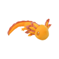 Yellow Weighted Realistic Axolotl Plush - 4lbs (1.8kg)