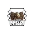 Axol.us Golden Brass Soft Enamel Pin | Axol & Friends