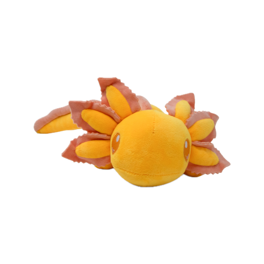 Mini Yellow Realistic Axolotl Plush