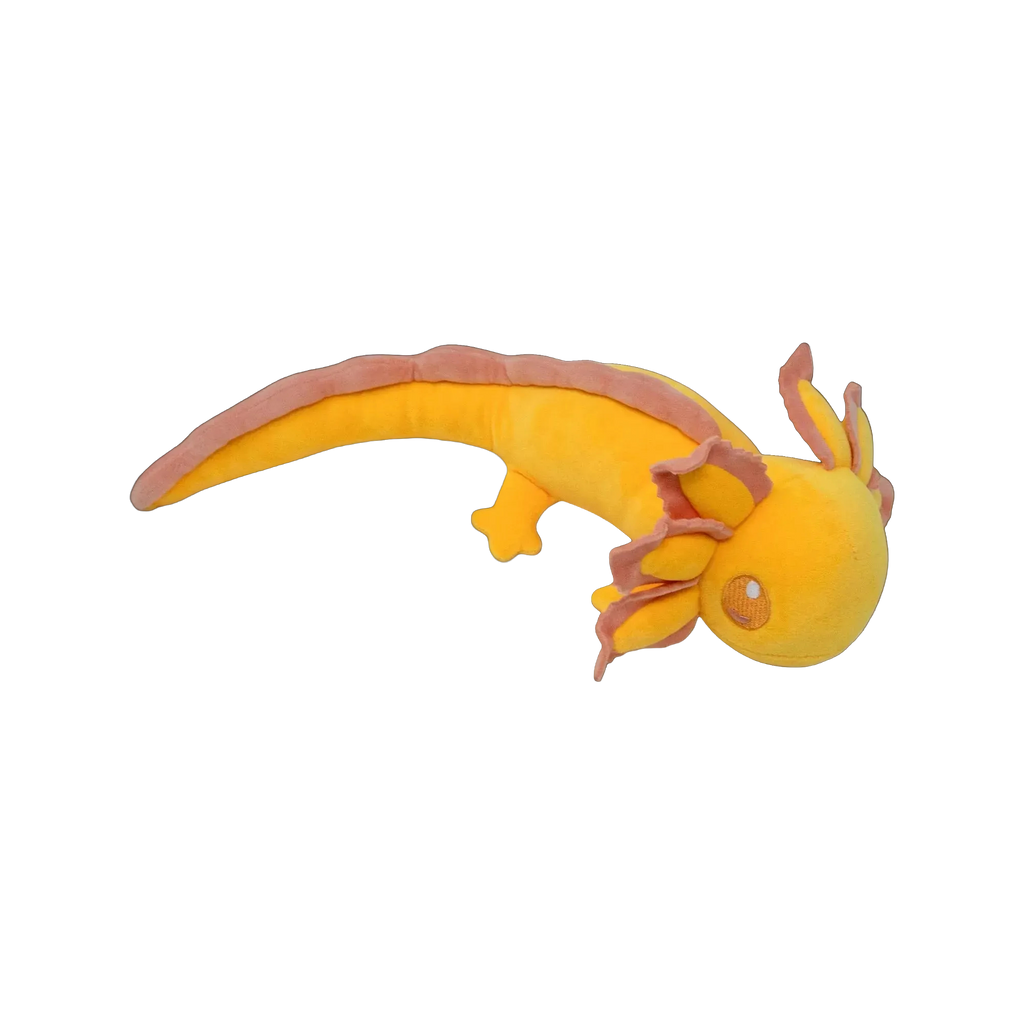 Mini Yellow Realistic Axolotl Plush