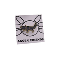 Gray Axolotl - Soft Enamel Pin