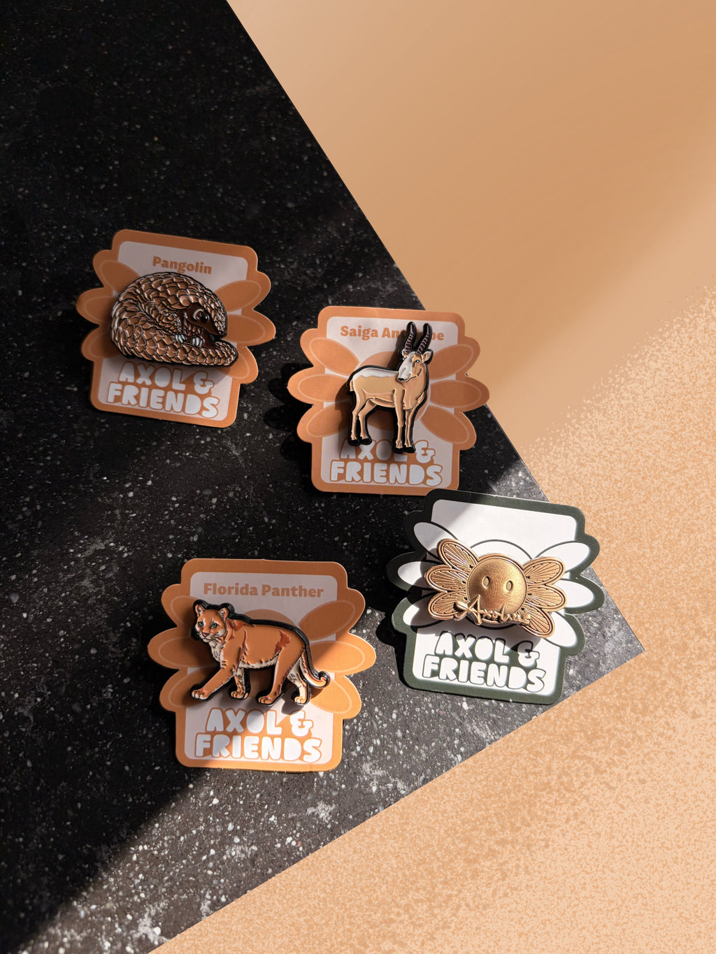 Florida Panther Soft Enamel Pin| Axol & Friends