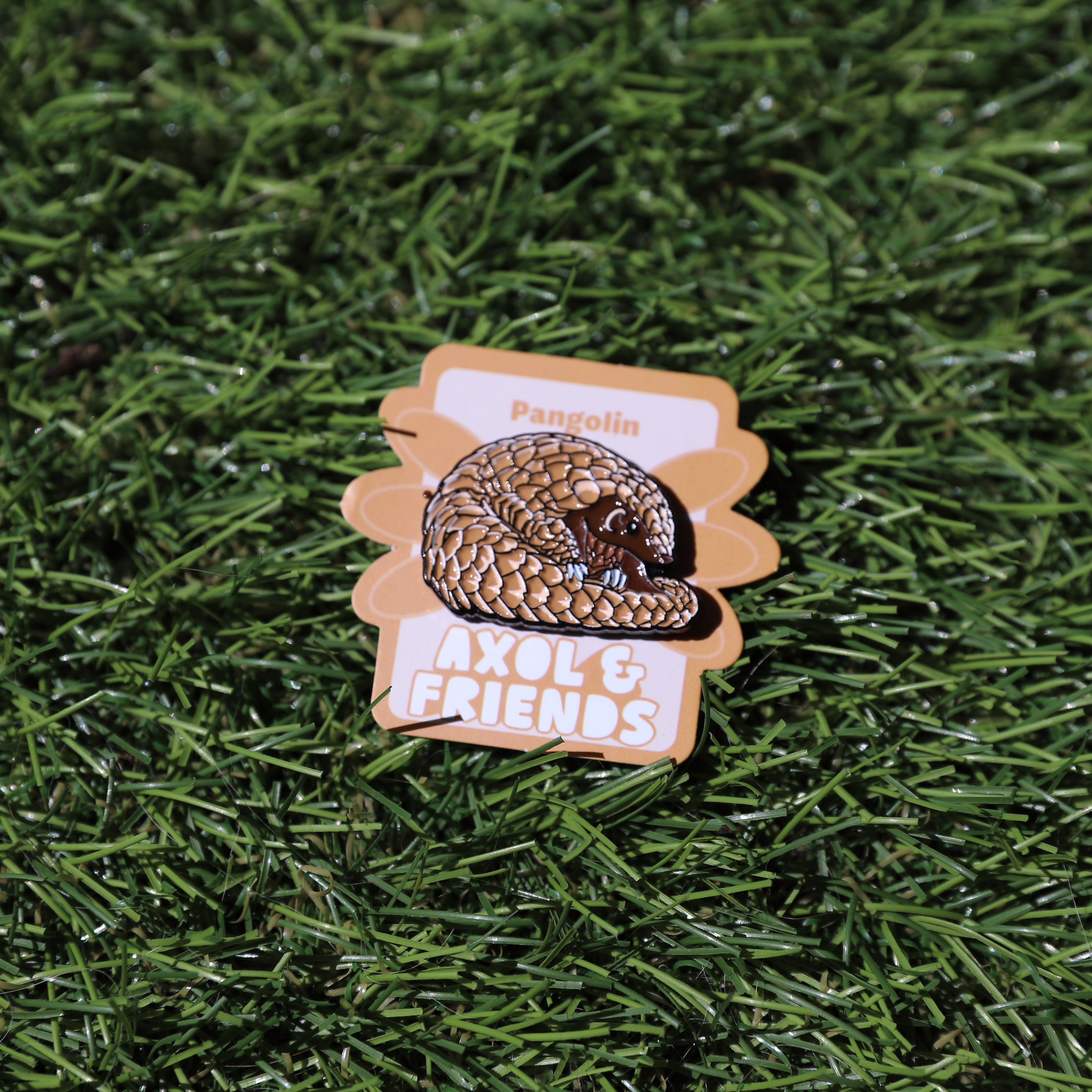 Cute Pangolin Soft Enamel Pin
