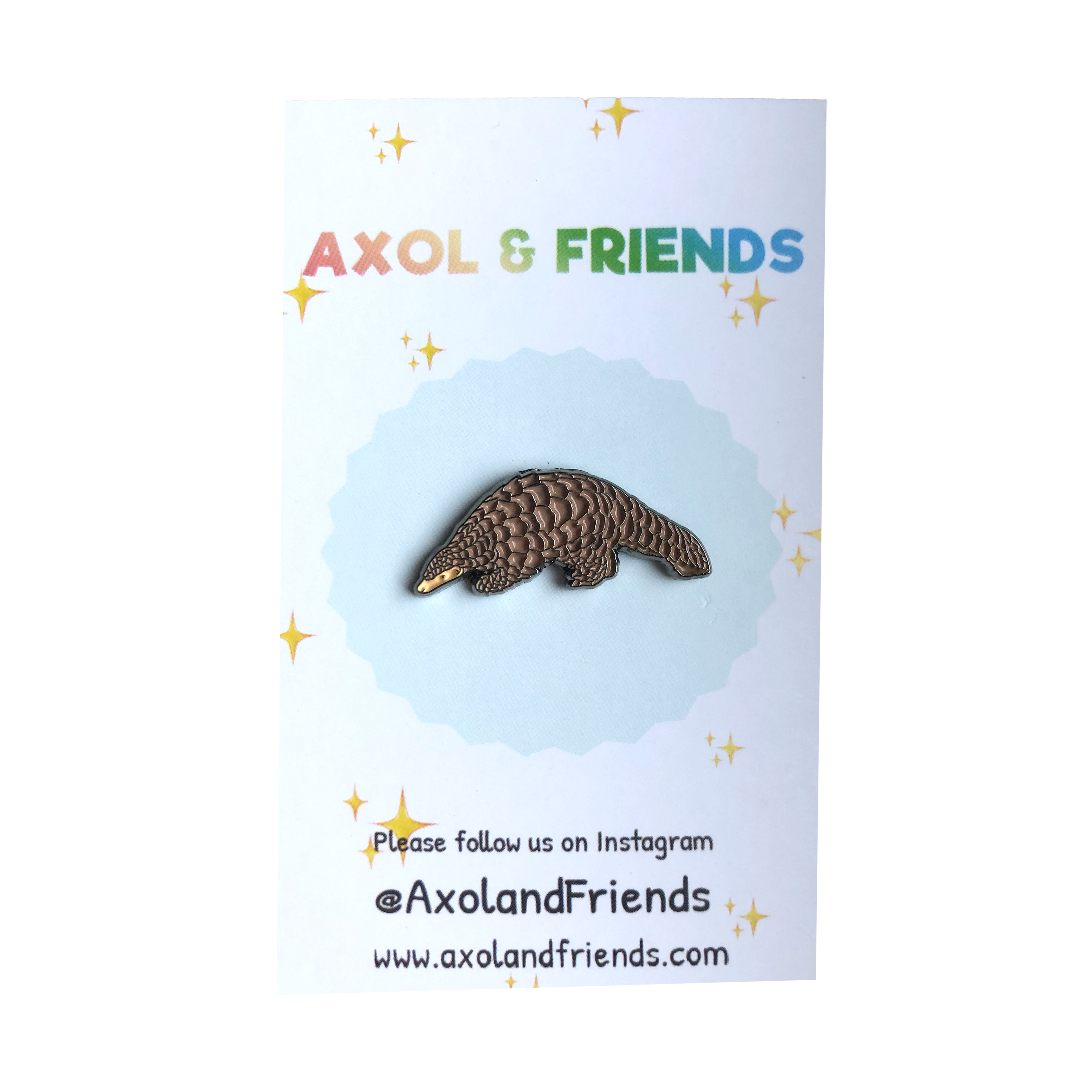 Real Pangolin Pin